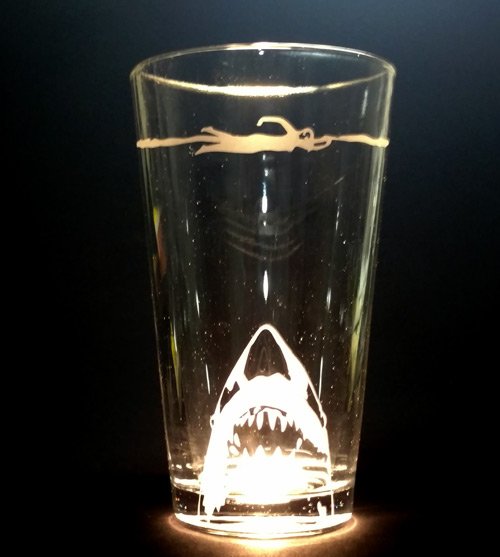 Shark Attack! Pint Glass